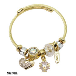 Bransoletka Stal 316L - MF41879-K